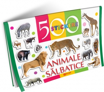 500 STICKERE-ANIMALE SALBATICE